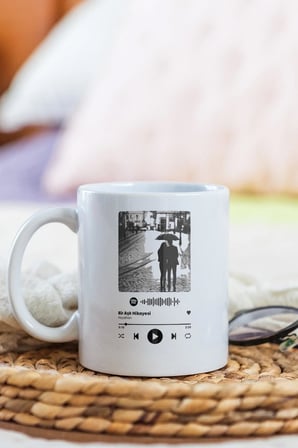 Alya Gift Shop Kişiye Özel Spotify Kupa Bardak