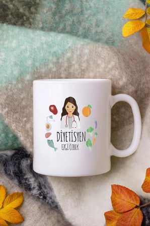 Alya Gift Shop Kişiye Özel Diyetisyen Kupa Bardak