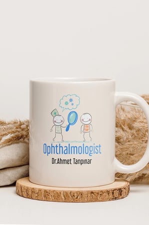 Alya Gift Shop Kişiye Özel Ophthalmologist Kupa Bardak