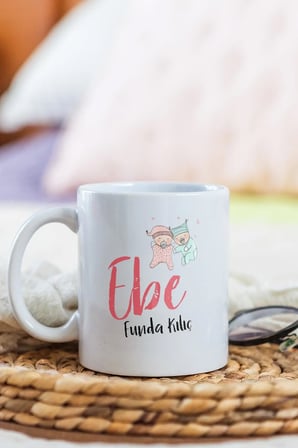 Alya Gift Shop Kişiye Özel Ebe Kupa Bardak