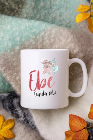 Alya Gift Shop Kişiye Özel Ebe Kupa Bardak