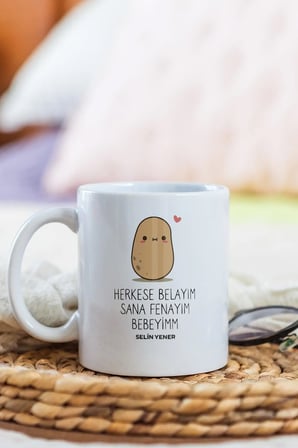 Alya Gift Shop Kişiye Özel Herkese Belayım Sana Fenayım Kupa Bardak