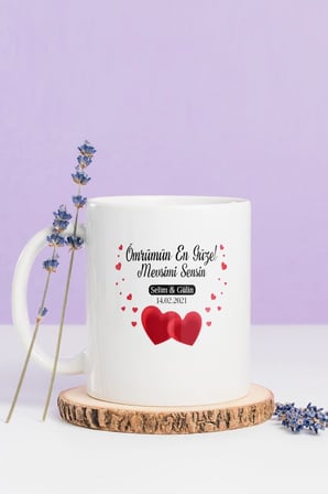 Alya Gift Shop Kişiye Özel Ömrümü En Güzel Mevsimi Kupa Bardak