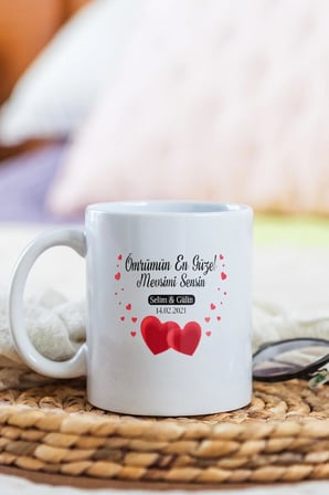 Alya Gift Shop Kişiye Özel Ömrümü En Güzel Mevsimi Kupa Bardak