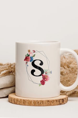 Alya Gift Shop Kişiye Özel S Harfli Kupa Bardak