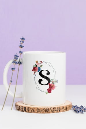 Alya Gift Shop Kişiye Özel S Harfli Kupa Bardak