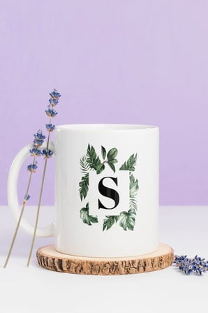 Alya Gift Shop Kişiye Özel S Harfli Kupa Bardak