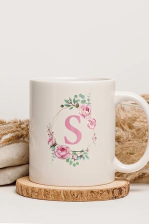 Alya Gift Shop Kişiye Özel S Harfli Kupa Bardak