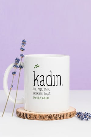 Alya Gift Shop Kişiye Özel Kadın Kupa Bardak