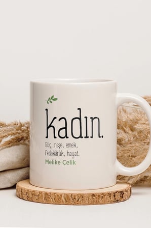 Alya Gift Shop Kişiye Özel Kadın Kupa Bardak