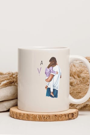 Alya Gift Shop Kişiye Özel Figürlü Kupa Bardak