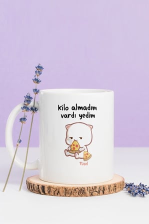 Alya Gift Shop Kişiye Özel Kilo Almadım Vardı Yedim Kupa Bardak