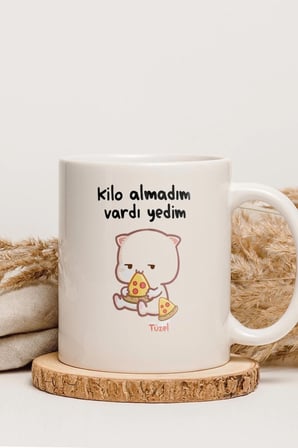 Alya Gift Shop Kişiye Özel Kilo Almadım Vardı Yedim Kupa Bardak