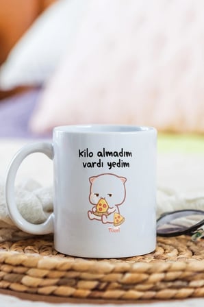 Alya Gift Shop Kişiye Özel Kilo Almadım Vardı Yedim Kupa Bardak
