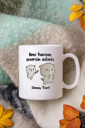 Alya Gift Shop Kişiye Özel Tanısan Seversin Kupa Bardak
