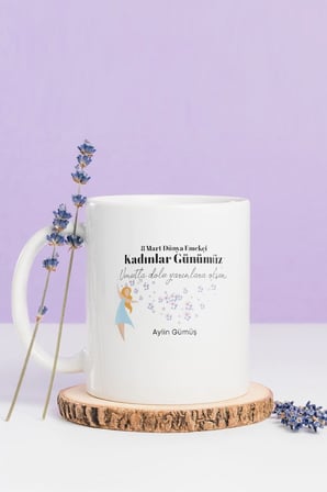 Alya Gift Shop Kişiye Özel Kadınlar Günü Kupa Bardak