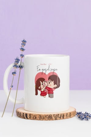 Alya Gift Shop Kişiye Özel En Güzel Şeysin Kupa Bardak