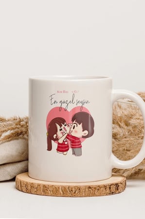 Alya Gift Shop Kişiye Özel En Güzel Şeysin Kupa Bardak
