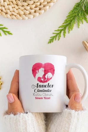 Alya Gift Shop Kişiye Özel Anneler Günü Kupa Bardak