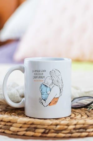 Alya Gift Shop Kişiye Özel İlk Anneler Günü Kupa Bardak