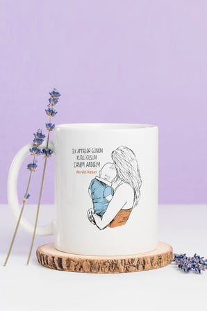 Alya Gift Shop Kişiye Özel İlk Anneler Günü Kupa Bardak