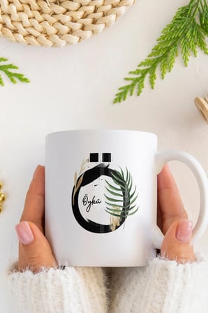 Alya Gift Shop Kişiye Özel Ö Harfli Kupa Bardak
