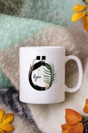Alya Gift Shop Kişiye Özel Ö Harfli Kupa Bardak