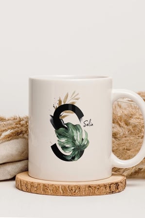 Alya Gift Shop Kişiye Özel S Harfli Kupa Bardak
