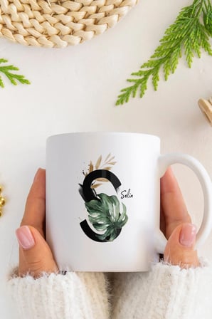 Alya Gift Shop Kişiye Özel S Harfli Kupa Bardak
