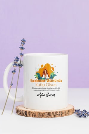 Alya Gift Shop Kişiye Özel Kadınlar Günü Kupa Bardak