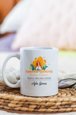 Alya Gift Shop Kişiye Özel Kadınlar Günü Kupa Bardak