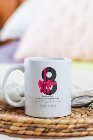 Alya Gift Shop Kişiye Özel Kadınlar Günü Kupa Bardak