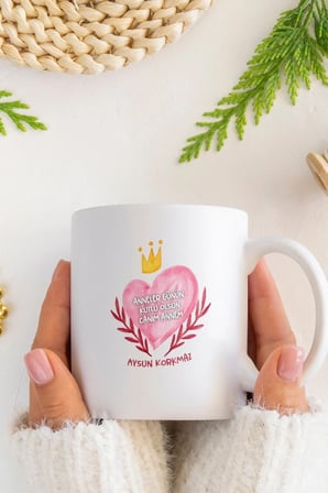 Alya Gift Shop Kişiye Özel Anneler Günü Kupa Bardak