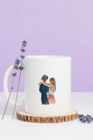 Alya Gift Shop Kişiye Özel Figürlü Kupa Bardak