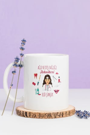 Alya Gift Shop Kişiye Özel Ağız Ve Diş Sağlığı Teknikeri Kupa Bardak