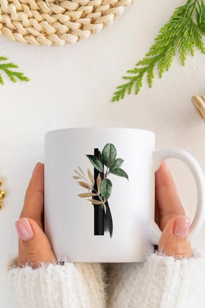 Alya Gift Shop Kişiye Özel I Harfli Kupa Bardak