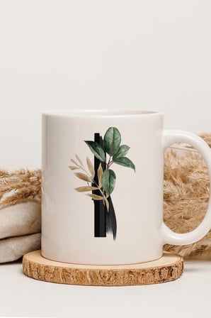 Alya Gift Shop Kişiye Özel I Harfli Kupa Bardak