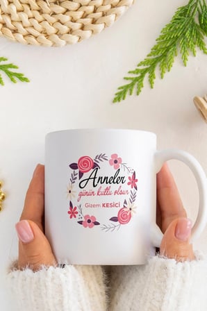 Alya Gift Shop Kişiye Özel Anneler Günü Kupa Bardak