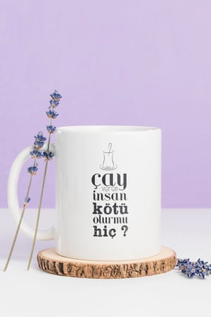 Alya Gift Shop Kişiye Özel Çay Veren Kötü Olur Mu Kupa Bardak