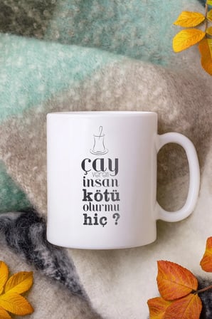Alya Gift Shop Kişiye Özel Çay Veren Kötü Olur Mu Kupa Bardak