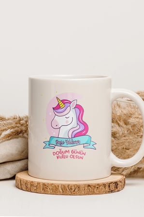 Alya Gift Shop Kişiye Özel Doğum Günün Kutlu Olsun Kupa Bardak