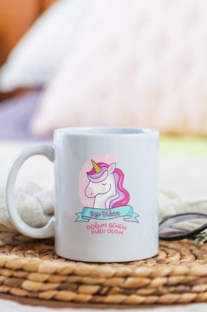 Alya Gift Shop Kişiye Özel Doğum Günün Kutlu Olsun Kupa Bardak