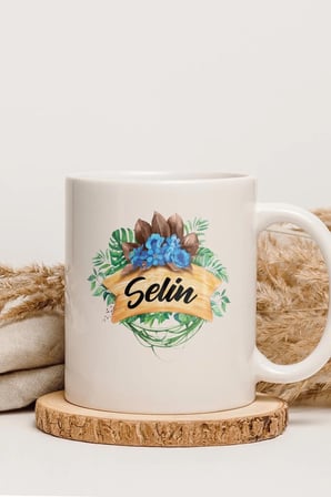 Alya Gift Shop Kişiye Özel İsme Özel Kupa Bardak