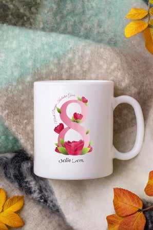 Alya Gift Shop Kişiye Özel Kadınlar Günü Kupa Bardak