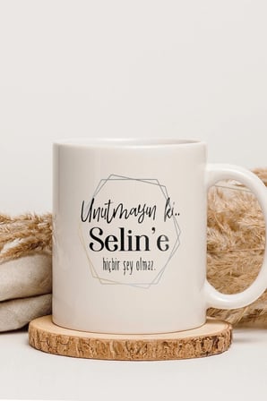 Alya Gift Shop Kişiye Özel Unutmayın Hiçbir Şey Olmaz Kupa Bardak