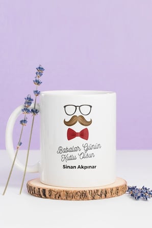 Alya Gift Shop Kişiye Özel Babalar Günü Kupa Bardak