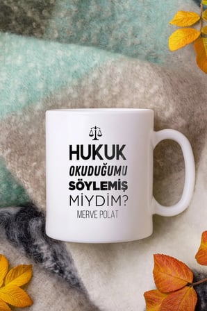 Alya Gift Shop Kişiye Özel Hukuk Okuduğumu Söylemiş Miydim Kupa Bardak