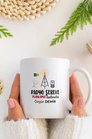 Alya Gift Shop Kişiye Özel Radyo Şebeke Planlama Mühendisi Kupa Bardak
