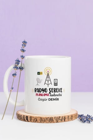 Alya Gift Shop Kişiye Özel Radyo Şebeke Planlama Mühendisi Kupa Bardak