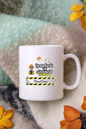 Alya Gift Shop Kişiye Özel İş Sağlığı Ve Güvenliği Uzmanı Kupa Bardak